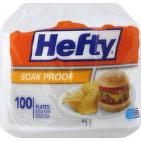 Hefty Plates, Soak Proof, 8.875 Inch