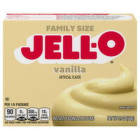 Jell-O Pudding & Pie Filling, Instant, Vanilla, Family Size - 5.1 Ounce 