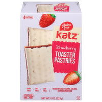 Katz Gluten Free Toaster Pastries, Strawberry - 4 Each 