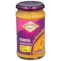 Patak's Simmer Sauce, Korma, Mild - 15 Ounce 