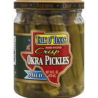 Talk O' Texas Okra Pickles, Crisp, Mild