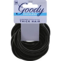 Goody Elastics, No-Metal, Thick Hair - 14 Each 