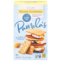 Pamela's Crackers, Graham Style, Honey Grahams - 7.5 Ounce 