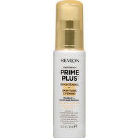 Revlon Makeup + Skincare Primer, Prime Plus, Brightening + Skin-Tone Evening 001 - 1 Ounce 