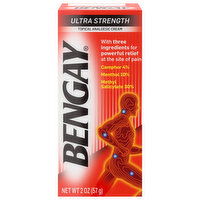 Bengay Ultra Strength Topical Analgesic Cream - 2 Ounce