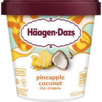 Haagen-Dazs Ice Cream, Pineapple Coconut - 14 Fluid ounce 