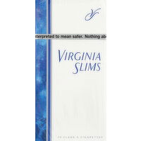 Virginia Slims Cigarettes, Silver Pack