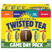 Twisted Tea Hard Iced Tea, Assorted, Game Day Pack - 12 Each 