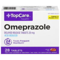 TopCare Omeprazole, 20 mg, Tablets - 28 Each 