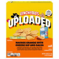 Lunchables Nachos Grande, with Cheese Dip and Salsa