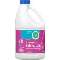 Simply Done Bleach, Low-Splash, Concentrated, Sunny Meadow Scent - 2.53 Quart 