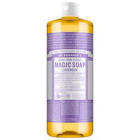 Dr. Bronner's Magic Soap, Pure-Castile, 18-in-1, Lavender - 32 Fluid ounce 