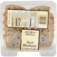 Old Home Kitchens Creme Cake, Blueberry, Sliced - 14 Ounce 