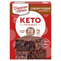 Duncan Hines Keto Friendly Gluten Free No Sugar Added Chewy Fudge Brownie Mix