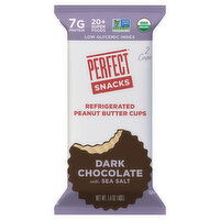 Perfect Snacks Peanut Butter Cups, Dark Chocolate with Sea Salt, Refrigerated - 2 Each 