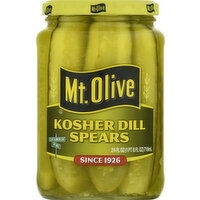 Mt Olive Kosher Dill Pickle Spears - 24 Fluid Ounce