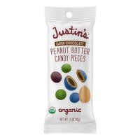 Justin's Dark Chocolate Peanut Butter Candy Pieces - 1.5 Ounce