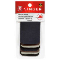 Singer Iron-On Patches - 10 Each