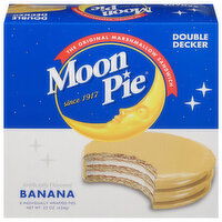 Moon Pie Pies, Banana, Double Decker - 8 Each 