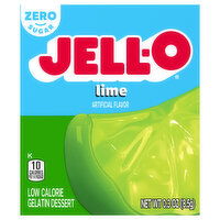 Jell-O Gelatin Dessert, Low Calorie, Zero Sugar, Lime