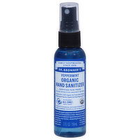 Dr. Bronner's Hand Sanitizer, Organic, Peppermint - 2 Fluid ounce 