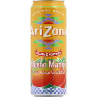 AriZona Fruit Juice Cocktail, Mucho Mango - 23 Ounce 