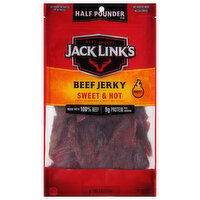 Jack Link's Beef Jerky, Sweet & Hot, Half Pounder - 8 Ounce 