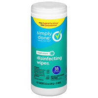 Simply Done Wipes, Disinfecting, Fresh Scent - 35 Each 