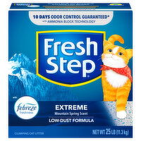 Fresh Step Clumping Cat Litter, Mountain Spring Scent, Extreme