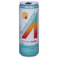 Accelerator Energy Drink, Zero Sugar, Tropical Punch - 12 Fluid ounce 