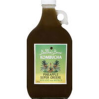 Buddhas Brew Kombucha, Pineapple Super Greens - 67 Ounce 