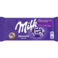 Milka Milk Chocolate Confection, Alpenmilch - 3.52 Ounce 