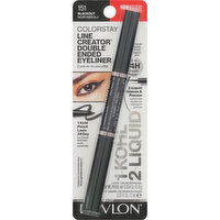 Revlon Eyeliner, Double Ended, Line Creator, Blackout 151