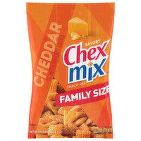 Chex Mix Snack Mix, Cheddar, Savory, Family Size - 13.5 Ounce 