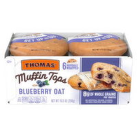 Thomas' Muffin Tops, Blueberry Oat - 6 Each 