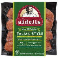 Chef Bruce Aidells Italian Style Smoked Chicken Sausage with Mozzarella Cheese - 12 Ounce