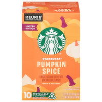 Starbucks Coffee, Ground, Pumpkin Spice, K-Cup Pods - 10 Each 