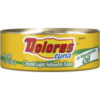 Dolores Yellowfin Tuna, Chunk Light, in Vegetable Oil - 5 Ounce 