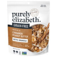 Purely Elizabeth Granola, Grain Free, Keto, Cinnamon Peanut Butter, Recipe No. 13