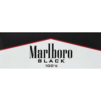 Marlboro Cigarettes, Black, 100's, Flip-Top Box - 200 Each 