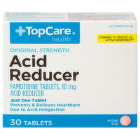 TopCare Acid Reducer, Original Strength, 10 mg, Tablets