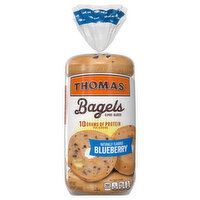 Thomas' Bagels, Blueberry, Pre-Sliced - 6 Each 