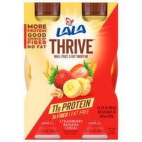 Lala Milk, Fruit, & Oat Smoothie, Strawberry Banana Cereal - 4 Each 