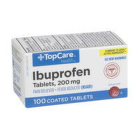 Topcare Ibuprofen 200 Mg Pain Reliever/Fever Reducer - 100 Each 