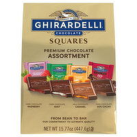 Ghirardelli Chocolate, Assortment, Squares, Premium - 15.77 Ounce 