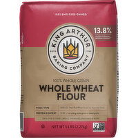 King Arthur Baking Company Flour, Whole Wheat - 5 Pound 