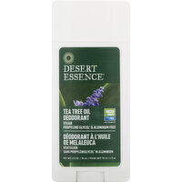 Desert Essence Deodorant, Tea Tree Oil - 2.5 Ounce 