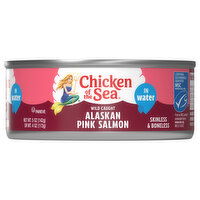 Chicken of the Sea Pink Salmon, in Water, Alaskan, Skinless & Boneless, Wild Caught - 5 Ounce 