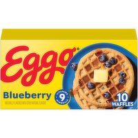 Eggo Frozen Waffles, Blueberry - 12.3 Ounce