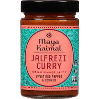 Maya Kaimal Indian Simmer Sauce, Jalfrezi Curry, Medium - 12.5 Ounce 